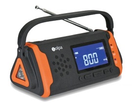 手回し＆ソーラー蓄電ラジオ　チャージオ・ラムダ