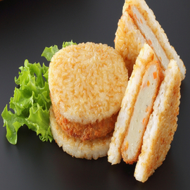 じゃこカツライスバーガー　6個入り【冷凍】