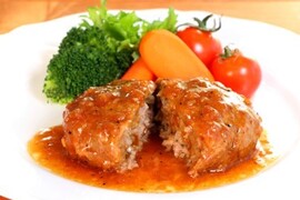 日本ハム　肉汁あふれる和風ハンバーグ　６個　（冷凍）