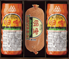 明宝ハムとソーセージの３本詰合せ